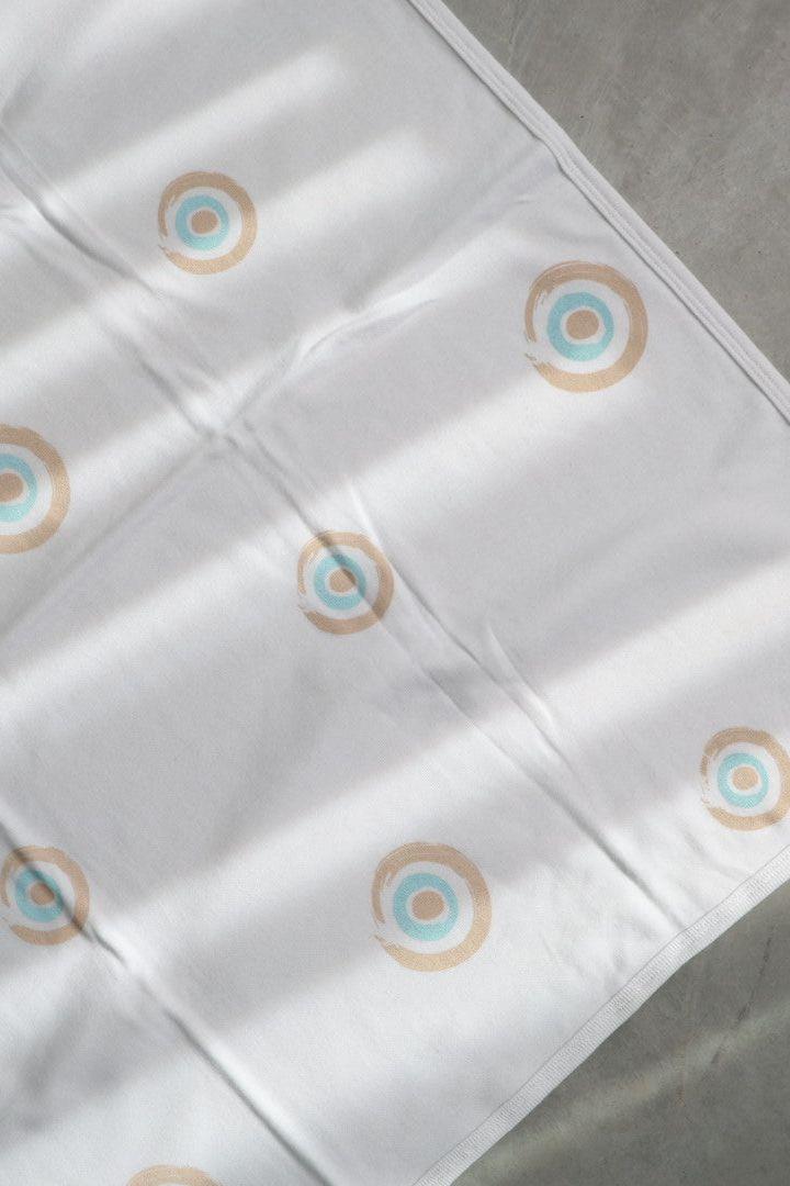 שמיכת COTTON עין חול עגולה בתפזורת