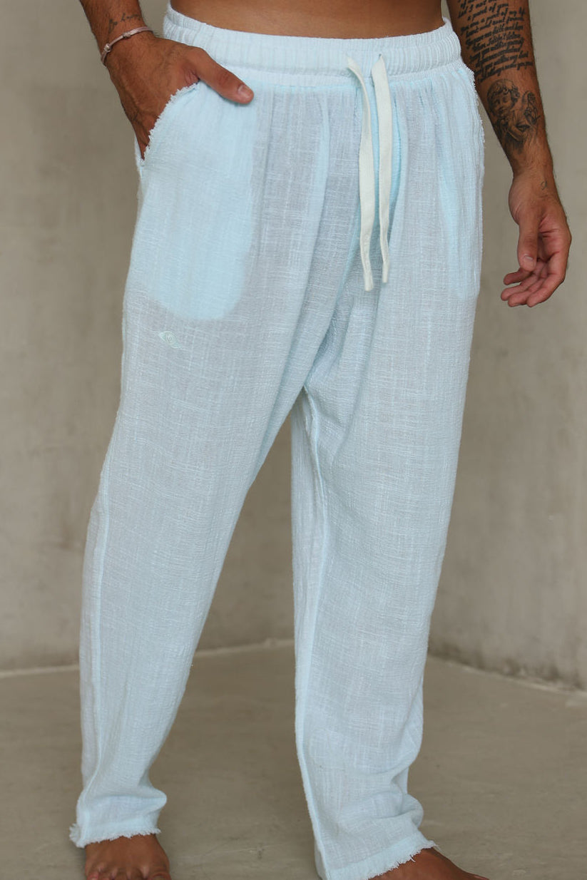 אקווה COTTON מכנס פשתן