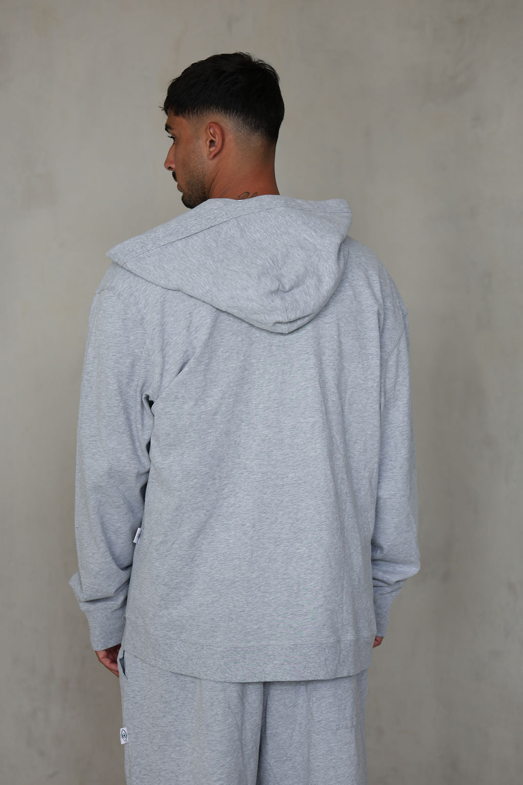 אפור מלאנג' ZIPPER TIMELESS