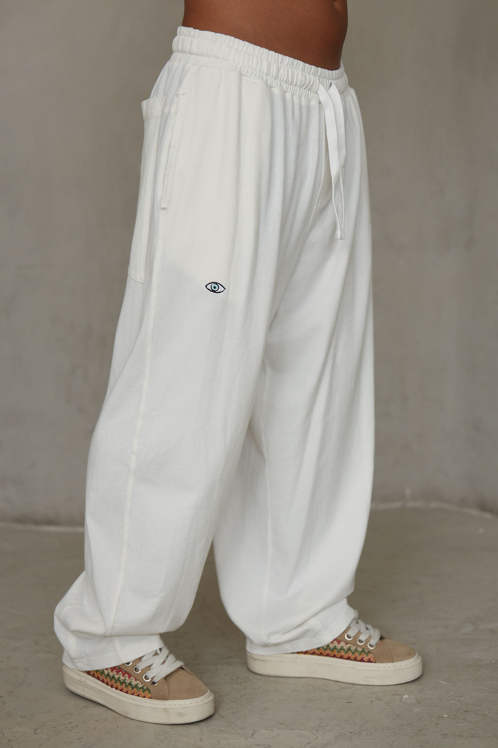 מכנס TIMELESS OVERSIZE שמנת