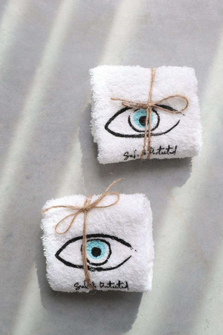4 יחידות מגבת ידיים עין אליפטית