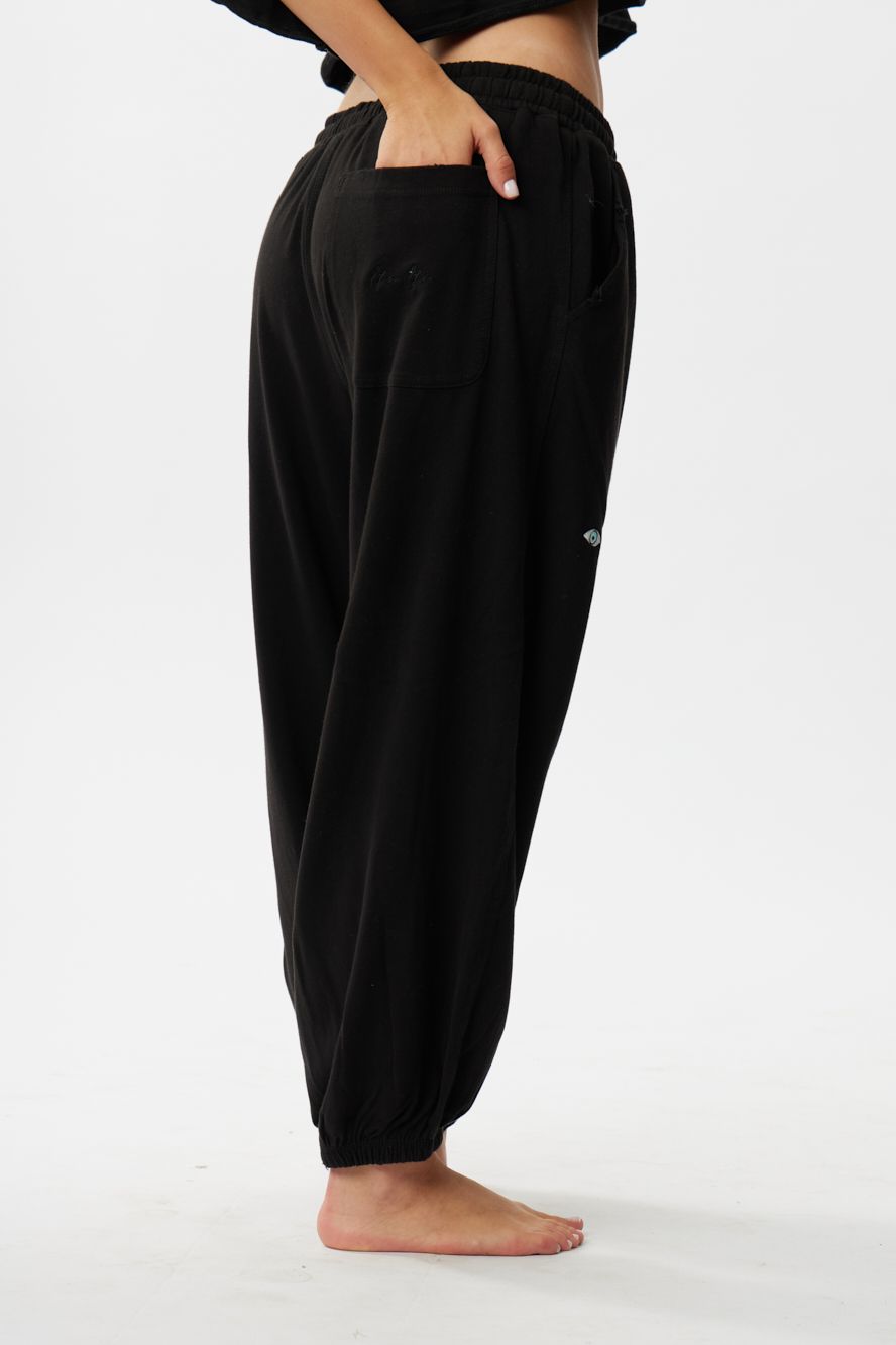 שחור TIMELESS BAGGY מכנס נשים