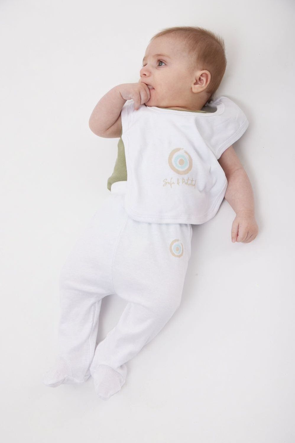 מכנסי רגלית NEWBORN עין חול עגולה