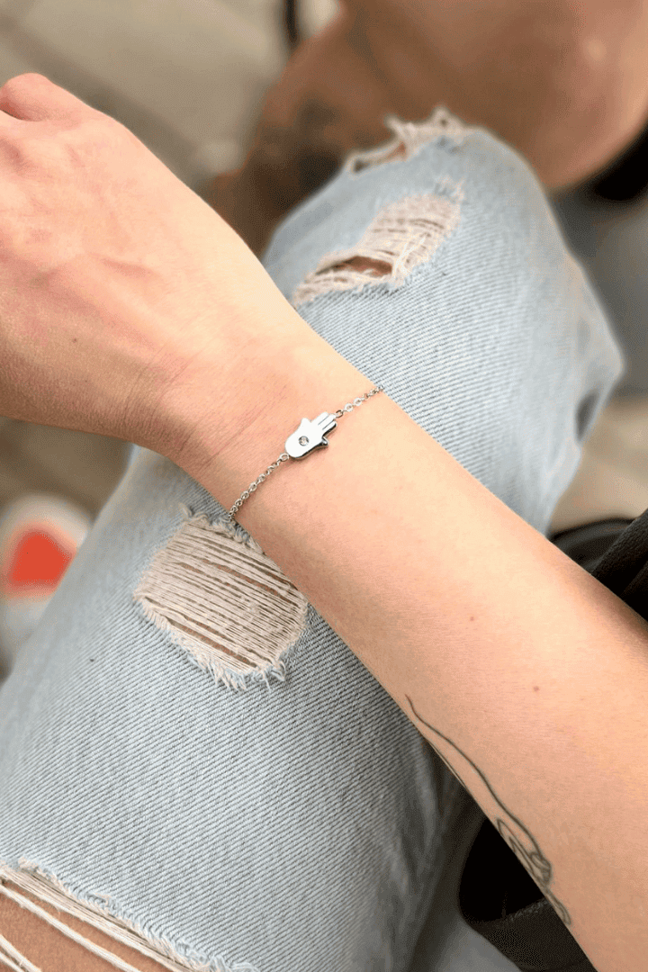 Hamsa White gold - Sol and Tierra