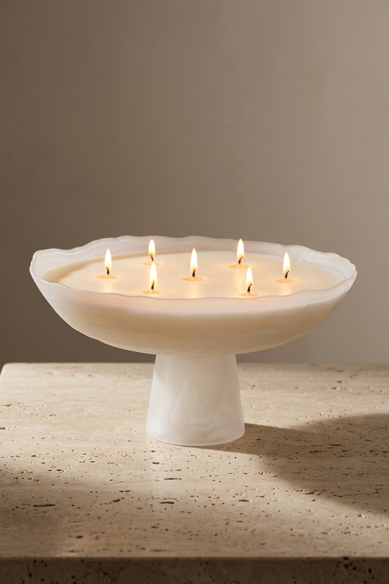 AURA STAND נר לבן