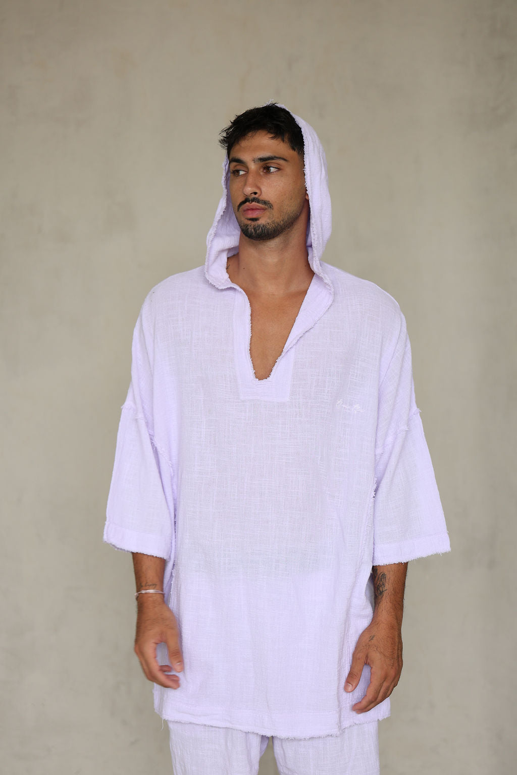 עליונית פשתן COTTON RESORT סגול