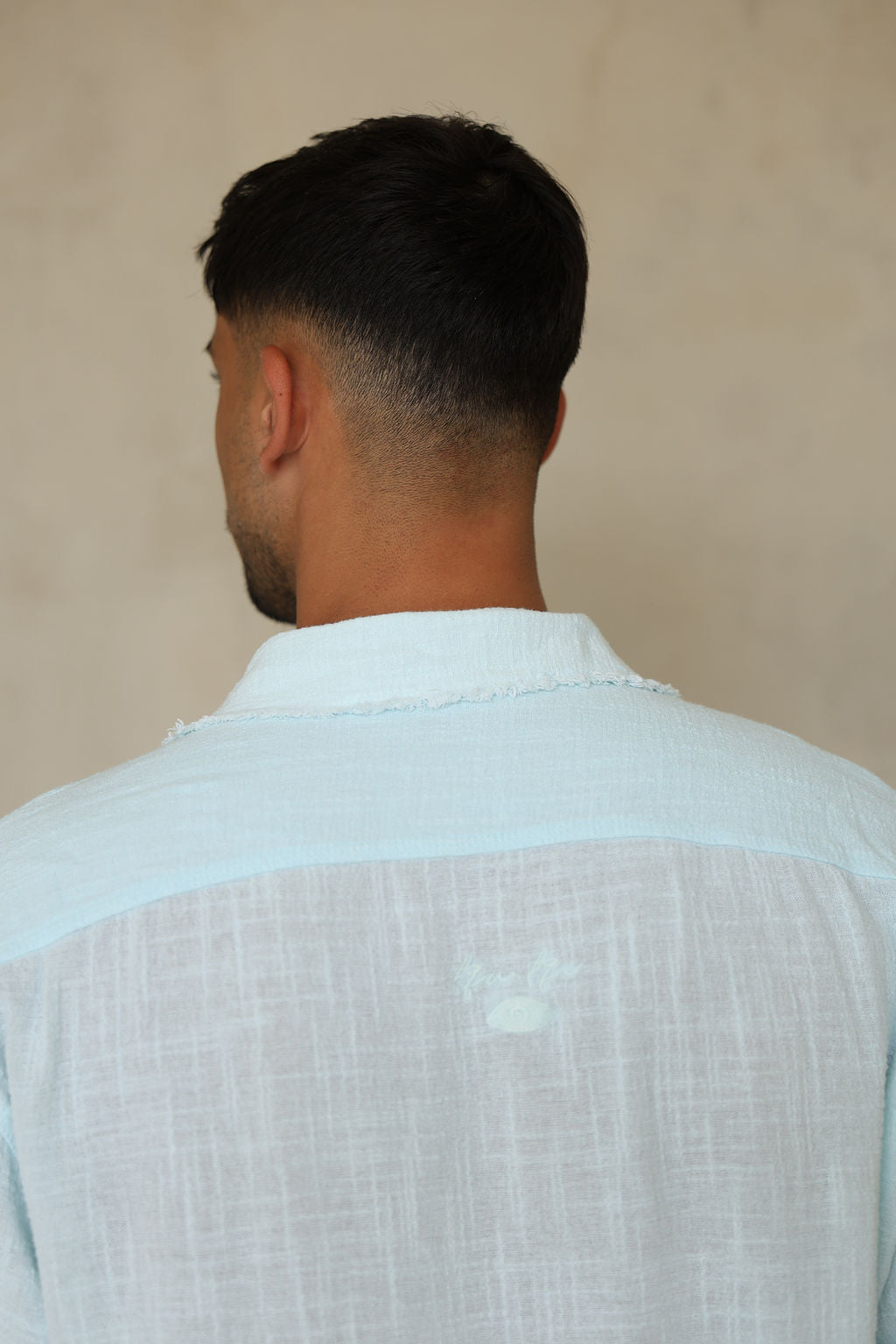 אקווה COTTON מכופתרת פשתן