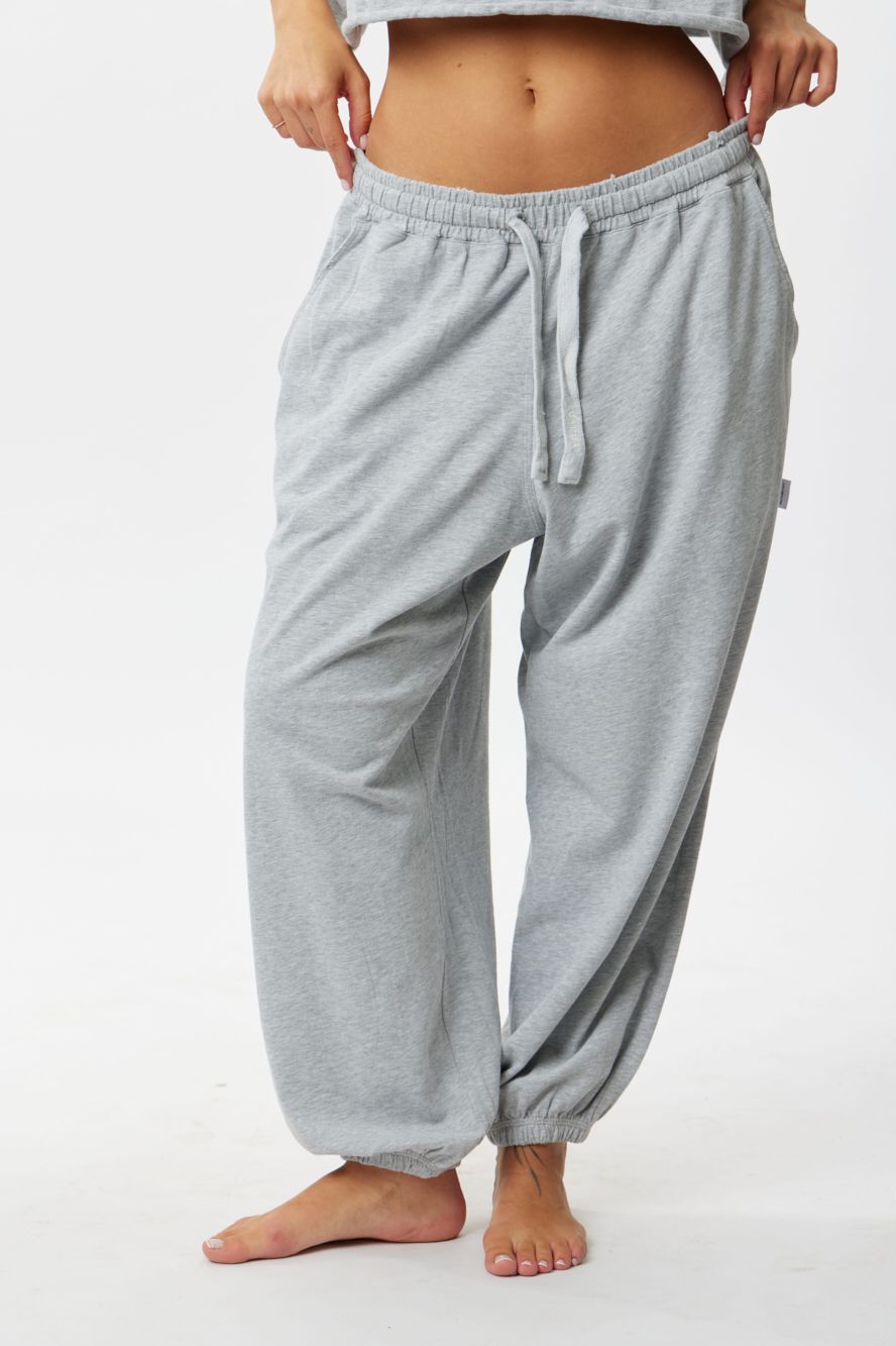 אפור מלאנג' TIMELESS BAGGY מכנס נשים