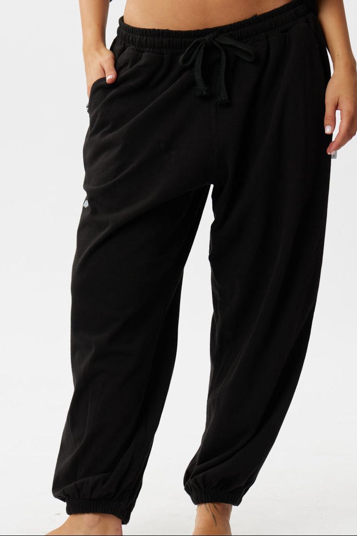 שחור TIMELESS BAGGY מכנס נשים